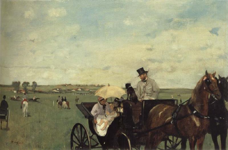 Edgar Degas At the Races in the Countryside Germany oil painting art